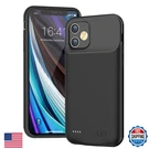 Iphone 12 Mini Battery Case 6000MAH Rechargeable Charging Cover Black Carplay. Fixed Price $44.48.