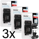3X Vivitar New LP-E17 Canon Replacement Battery For Rebel SL2 T7I T6I Dslr. Fixed Price $46.99.