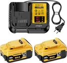 For Dewalt 20V Max Xr 8.0AH Lithium Ion Battery DCB203 DCB208 DCB204 And Charger. Fixed Price $45.93.