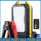 Auxito J301 Jump Starter With Led Light, 4000A Portable Car Battery Booster Set. Fixed Price $91.19.