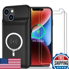 Wireless Charging Case For Iphone 14 6.1" 10000MAH Portable Battery Black. Fixed Price $69.78.