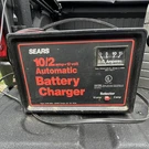Sears 10/2 Automatic Battery Charger 12V. Fixed Price $65.99.
