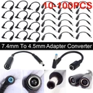 7.4MM To 4.5MM Ac/ Dc Power Charger Converter Cable For Hp Dell Blue Tip Lot. Fixed Price $37.99.