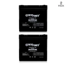 Pack - Expertpower 12V 50AH 55AH Rechargeable Agm Sealed Lead Acid Battery. Fixed Price $230.99.