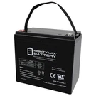 Mighty Max 12V 55AH Internal Thread Replacement Battery Compatible With Minn Kot. Fixed Price $119.99.