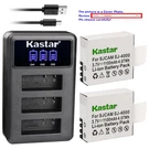 Kastar Battery Lcd Triple Charger For Sjcam SJ4000B & Qumox Dx 288813. Fixed Price $16.49.