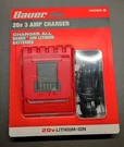 Bauer 20V 3 Amp Rapid Plus Battery Charger New Sealed. Fixed Price $29.99.