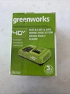 Greenworks 40V 2967002 Rapid Charger, New In Box. Fixed Price $43.99.