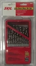 Skil 96029 Piece 1/16" To 1/2" Twist High Speed Steel Drill Set. Fixed Price $15.50.