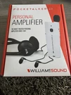 New Open Box Williams Sound Pocketalker 2.0 Personal Amplifier Pkt Bundle. Fixed Price $49.00.