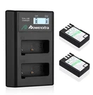 Powerextra 2 Replacement Battery And Dual Charger EN-EL9 D40X D60. Fixed Price $19.99.