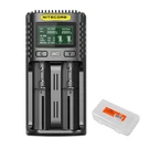 Nitecore UMS2 Intelligent Dual-slot Quick Usb-c Battery Charger For Black. Fixed Price $40.58.