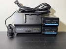 Sony BC-U1 Battery Charger Ac Adapter Plus 2 BP-U30 Batteries. Fixed Price $130.00.
