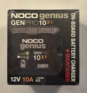 Noco Genius GENPRO10X1 Onboard Marine 12V 10A 1-BANK Waterproof Charger. Fixed Price $125.00.