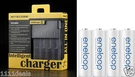 Sysmax/nitecore Intellicharge I4 Ni-cd Ni-mh Charger + Enellop Aa Batteries. Fixed Price $137.35.