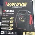 Viking 1000 Peak Amp Multifunction Jump Starter 150 Psi Compressor 12 Volt. Fixed Price $79.95.