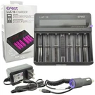 Efest Luc V6 Bank Li-ion Battery Charger W/ Car Adapter. Fixed Price $20.00.