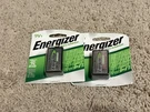 2 X Energizer Rechargeable 9V Batteries Power Nimh 175MAH Block PP3. Fixed Price $17.50.