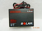 Solar 12 Volt 1.5 Amp Onboard Battery Charger Model 1002. Fixed Price $19.95.