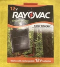 12V Rayovac Sportsman Recharge Solar Charger For Outdoor Batteries. Fixed Price $28.95.