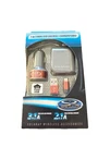 Brand New: 3-IN-1 Dual Usb Car/wall Charger/cable Solaray Phone Sleek. Fixed Price $13.00.