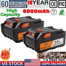8000MAH For Ridgid R840085 8.0AH Lithium Battery Rigid 18VOLT R840087 Power Tool. Fixed Price $50.99.