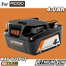 For Ridgid 18 Volt Lithium 4.0AH High Capacity Battery R840087 R840085 R840089. Fixed Price $23.98.