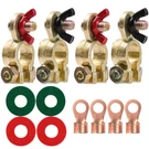 Solid Brass Battery Terminal Connector Top Post End Clamps Set For Car Marine.. Fixed Price $13.49.