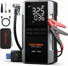 Wolfbox 4000A Jump Starter With 160PSI Air Compressor, 12V Car Battery Booster,. Fixed Price $223.63.