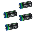 Pack Edisonbright 16340 RCR123A 650MAH EBR65 Rechargeable Li-ion Batteries. Fixed Price $27.95.