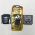 Lot Of 3 Energizer Rechargable Battery Compact Charger Aaa CHDC8 &. Fixed Price $44.40.
