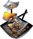 Homedics Indoor 3-TIER Relaxation Tabletop Fountain, Automatic Pump With Power. Fixed Price $36.49.