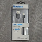 Just Wireless 3FT Lightning To Usb-a Cable For Apple Mfi Certified Charger. Fixed Price $6.99.