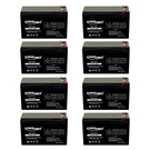 8 Pack - Expertpower 12V 7AH Rechargeable Sealed Lead Acid Battery. Fixed Price $141.99.