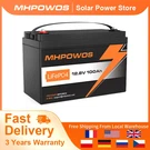 Mhpowos LIFEPO4 Battery 12V 100AH Rechargeable Lithium Ion Diy Solar. Fixed Price $227.98.