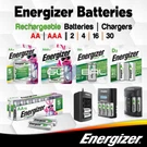 Energizer Rechargeable Batteries Aaa D / Fast Charger Ni-mh Lot Toys Lights. Fixed Price $21.80.