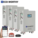 Eco-worthy 64.3KWH 4PACK 48V 314AH LIFEPO4 Battery Vertical Standing Backup. Fixed Price $518.45.