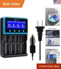 Universal Lcd Display Battery Charger For Rechargeable Li-ion & Nimh Batteries. Fixed Price $60.79.