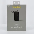 10000MAH Power Bank With Screen - Heyday Black. Fixed Price $16.50.
