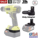 For Ridgid Aeg 18V Battery Adapter Ryobi Li-ion Power Cordless Tools. Fixed Price $18.95.