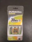 Duracell Rechargeable Accu 30 Minute Aaa Battery Charger CEF90NC White - New. Fixed Price $34.99.