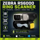 Zebra RS6000 Wireless Bluetooth Finger Barcode Scanner W/ Battery. Fixed Price $80.00.