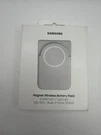 Samsung Genuine Magnetic Wireless Battery Pack 5000MAH Gray W/ Usb-c Cable. Fixed Price $44.95.