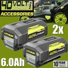 Pack For Ryobi 6.0 Ah 40V Lithium-ion Battery OP40605VNM High Capacity. Fixed Price $24.00.