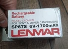 Lenmar Rechargeable Battery For Sony & Other Camcorders SP67S 6V-1700MAH. Fixed Price $12.74.