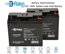 12V 18AH Battery For Stanley JS900CS 450 Amp Jump-starter 2PK. Fixed Price $84.99.