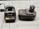 Ryobi 18V Battery 4AH & Charger-used-one+ Lithium For Tools. Fixed Price $44.90.