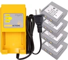 4PCS 3.6V 68300900 Hetronic Battery + Charger UCH-2. Fixed Price $729.90.