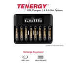 Tenergy Nimh And Charger (usb Input). Fixed Price $32.99.