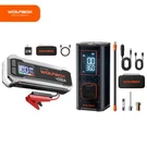 Wolfbox 4000A Jump Starter Battery Charger With 12000MAH & 150PSI Tire Inflator. Fixed Price $208.99.